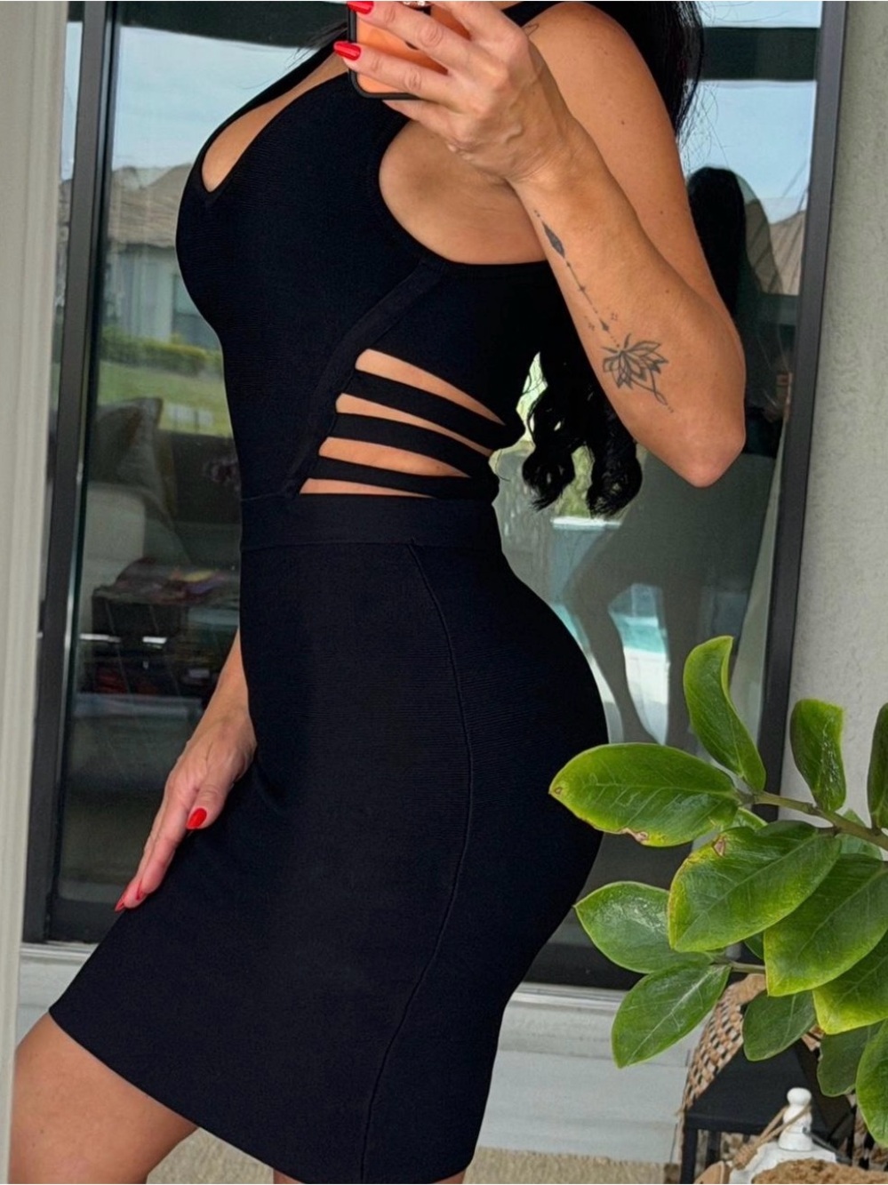 Vintage Bebe Bandage Dress🖤